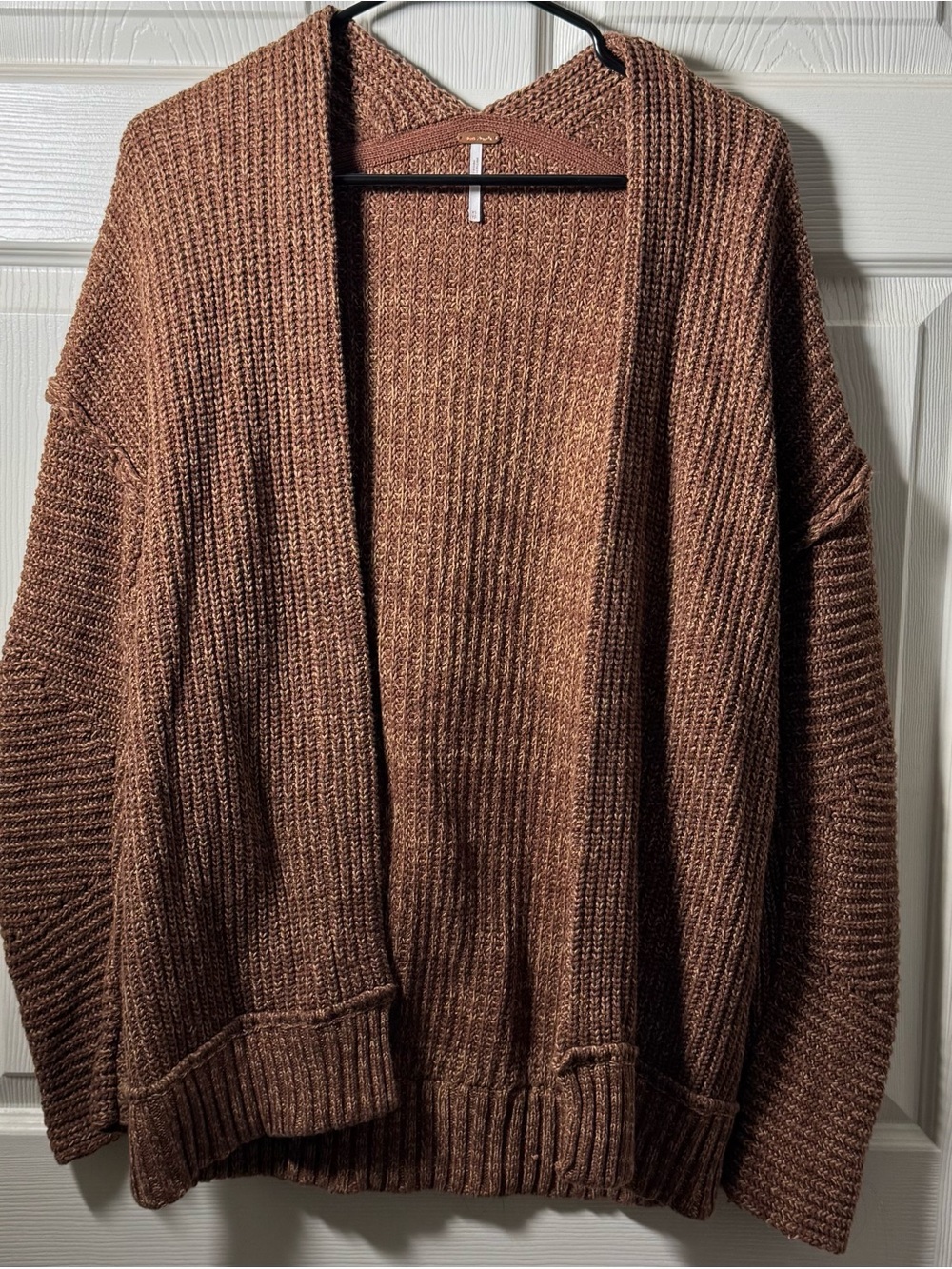 Free People Brown Heavy Knit Sweater XS